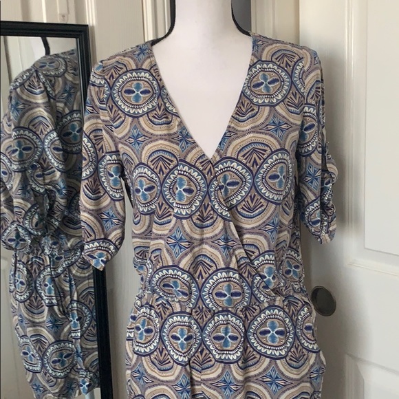 🍀2 for $25 Forever 21 tribal print romper - Picture 3 of 7